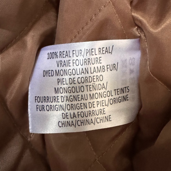 Michael Kors genuine leather and fur jacket - Picture 4 of 4